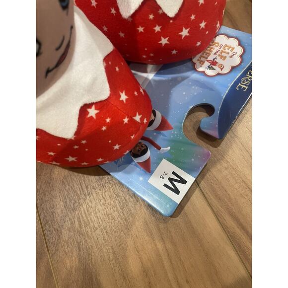 NWT Elf On The Shelf Girl Elf Slippers Size Medium 7-8 Christmas - Picture 2 of 4